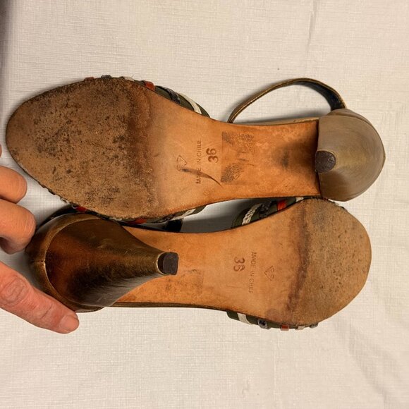 Barbara Briones T-Strap Multicolor Size 36 - Picture 8 of 9